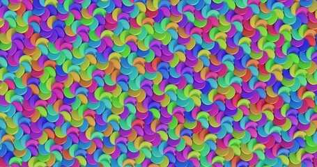 seamless pattern with colorful circles 