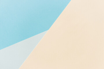 Abstract pastel colored paper texture minimalism background. Minimal geometric shapes and lines in pastel colours.