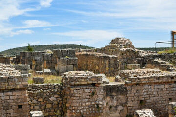 the ruins of a roman civilization in Cuenca, Spain