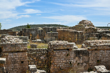 the ruins of a roman civilization in Cuenca, Spain