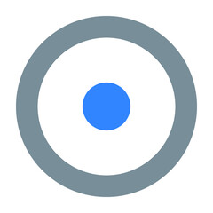 Bullseye, center, shooting, target icon