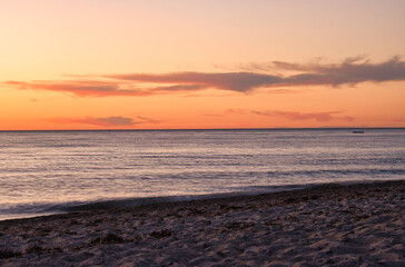 sunset at the beach