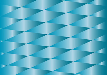 Obraz premium Hello mirror gradient blue geometric decoration abstract background vector illustration