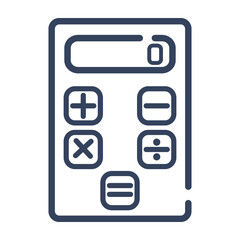 Calculator web icon.
