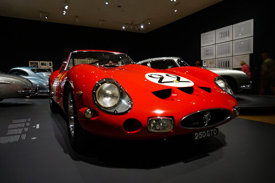 Ferrari 250 GTO In A Museum. 