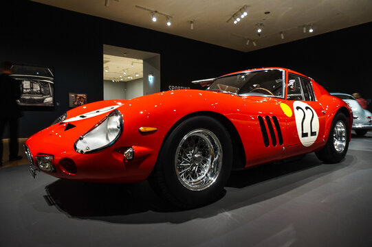 Ferrari 250 GTO In A Museum. 