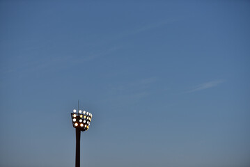 Light pole of sport ground