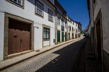 Cidade de Bragança em Porugal na Europa num dia de verão