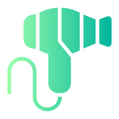 hair pins gradient icon