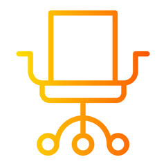 chair gradient icon