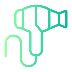 hair pins gradient icon