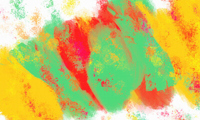 colorful watercolor brushed paint background