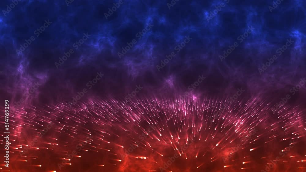 Wall mural lighting graphic moving abstract background