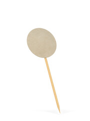 Blank decorative toothpick topper for cake and other food