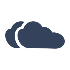 Cloud, clouds, cloudy, forecast, sun, weather icon
