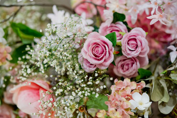 flower background, colorful background, fresh rose, backdrop wedding, bunch of flower
