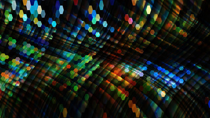 Obraz premium Abstract luminous textured background with mosaic