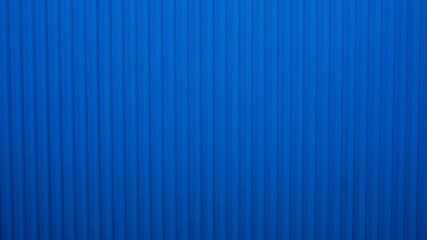 bright blue zinc fence Abstract geometrical background, Slanting lines, striped texture