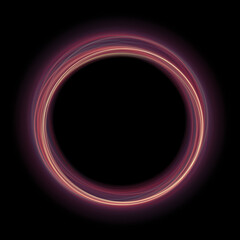 Purple circle ring line frame background. Use photoshop layer mode lighten, screen, linear dodge (add) to remove the background