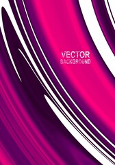 Vector abstract pink waves background. Background design for poster, flyer, cover, brochure.