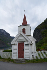 Fototapeta na wymiar Undredal village church, Norway