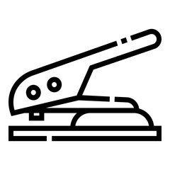 scissors icon illustration