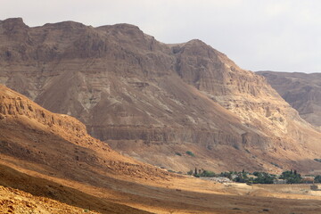 Naklejka na ściany i meble Mountains in the Negev desert in southern Israel