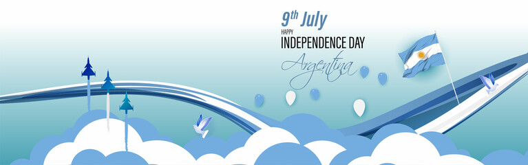Vector illustration for Argentina Independence Day