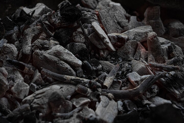 charcoal on the grill