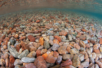 Underwater stone background