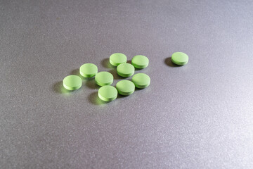Close up of drug,set of tablets,pills