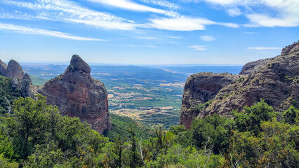 Fototapeta premium Mallos de Riglos in Huesca, Spain