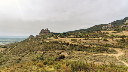 Loarre Castle in Huesca, Spain