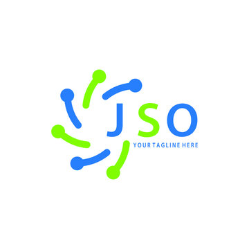 JSO logo design initial creative letter logo. JSO unique letter logo design. JSO vector logo simple, elegant and luxurious, technology logo shape. 

