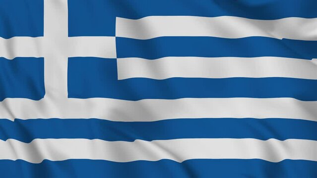 Flag of Greece. High quality 4K resolution