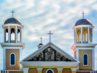 Mayaguez Puerto Rico Catholic Church Facade