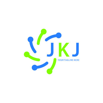 JKJ logo design initial creative letter logo. JKJ unique letter logo design. JKJ vector logo simple, elegant and luxurious, technology logo shape. 