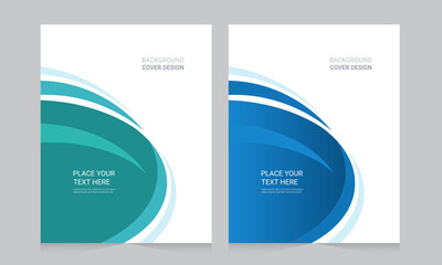 Cover design for annual report and business catalog, magazine, flyer or booklet. Brochure template layout. A4 cover vector EPS-10