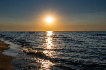 Sunset on Lake Huron