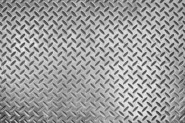 Metallic background with texture detail of a slip metal floor