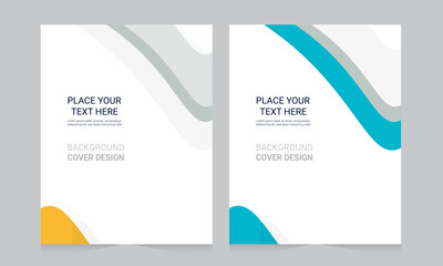 Cover design for annual report and business catalog, magazine, flyer or booklet. Brochure template layout. A4 cover vector EPS-10