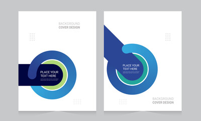 Cover design for annual report and business catalog, magazine, flyer or booklet. Brochure template layout. A4 cover vector EPS-10