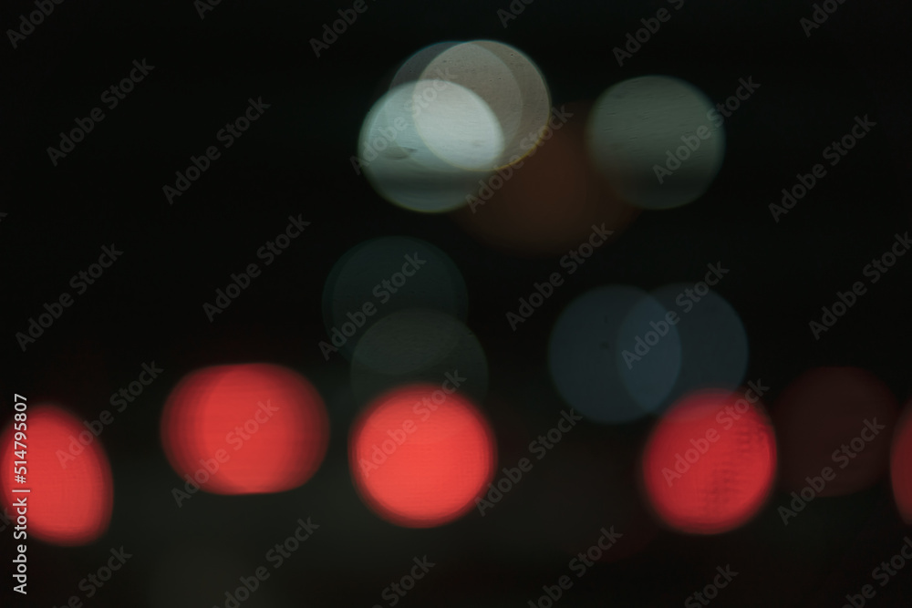 Poster blurred bokeh of light and illumination for abstract background.