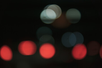 Blurred bokeh of light and illumination for abstract background.
