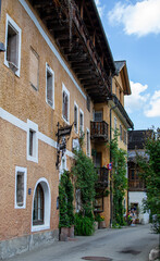 ONE OF THE STREETS OF THE AUSTRIAN VILLAGE