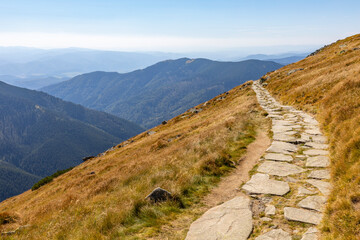 rocky footpath in the mountains © Samuel