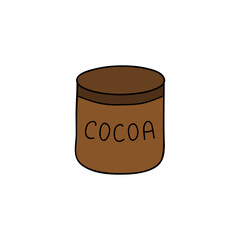 Doodle cocoa instant drink.