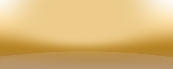 Yellow abstract banner background with gradient