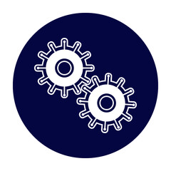 Professional services icon customize, setup, manage, process symbol. Icon, professional, manager, customize, vector, business, businessmen, cog, coll
