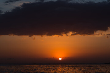 Croatia, sunset view, seaside on Istria